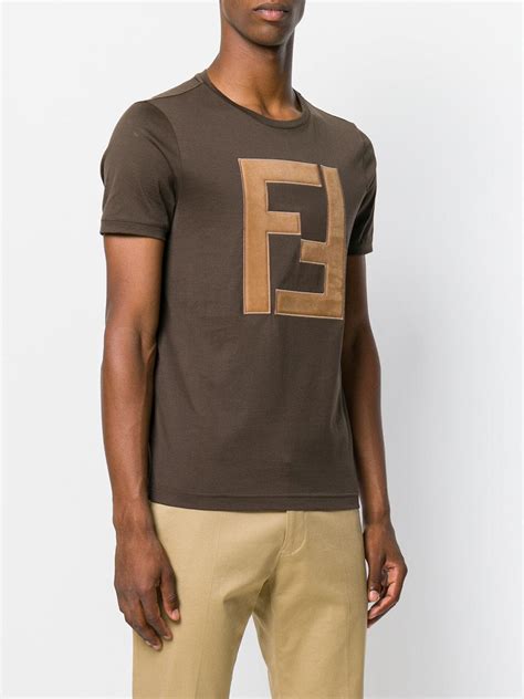 fendi t shirt herren|fendi t shirt size guide.